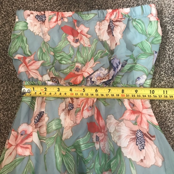 Floral Hi-Lo Dress - Picture 3 of 3